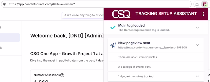 [Visual] Contentsquare tracking set-up assistant