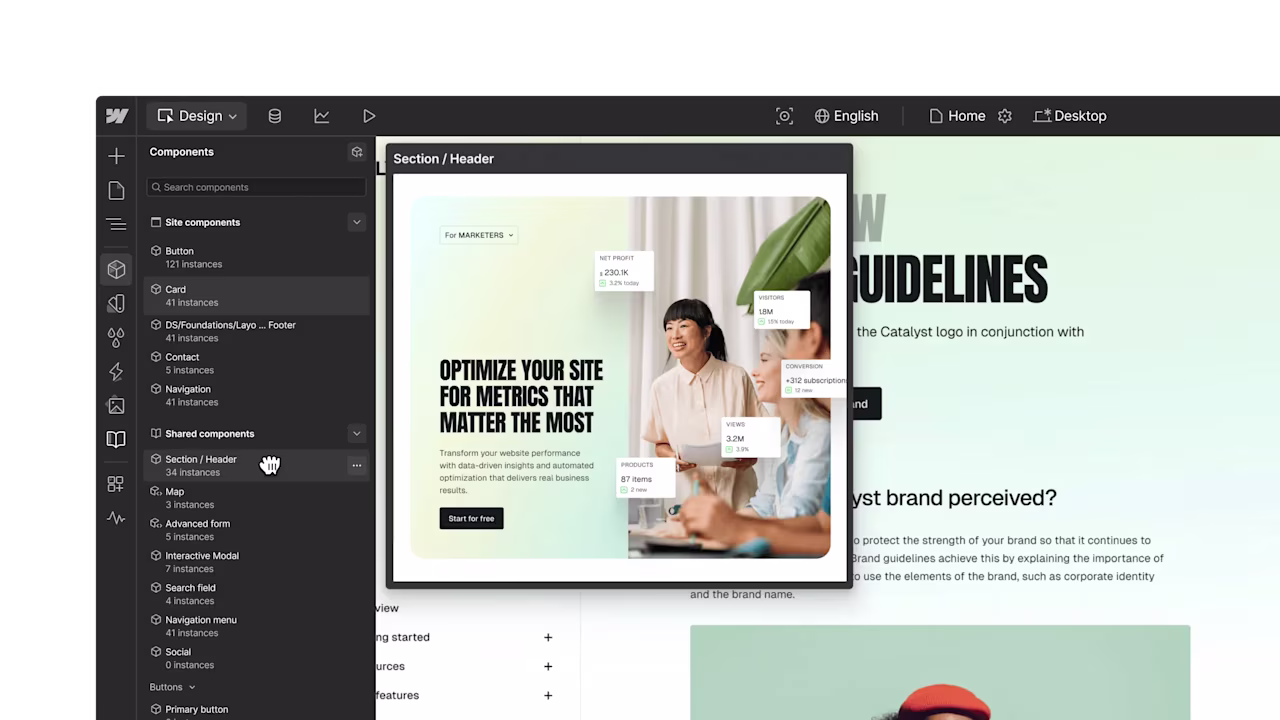 [Visual] Webflow