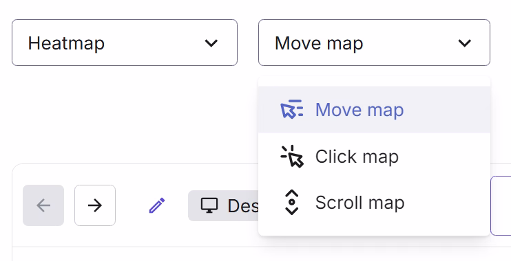 Visual - heatmap selection
