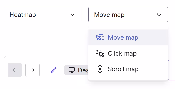 Visual - heatmap selection