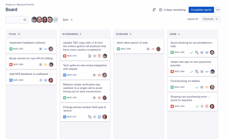 [Visual] Jira Scrumboard