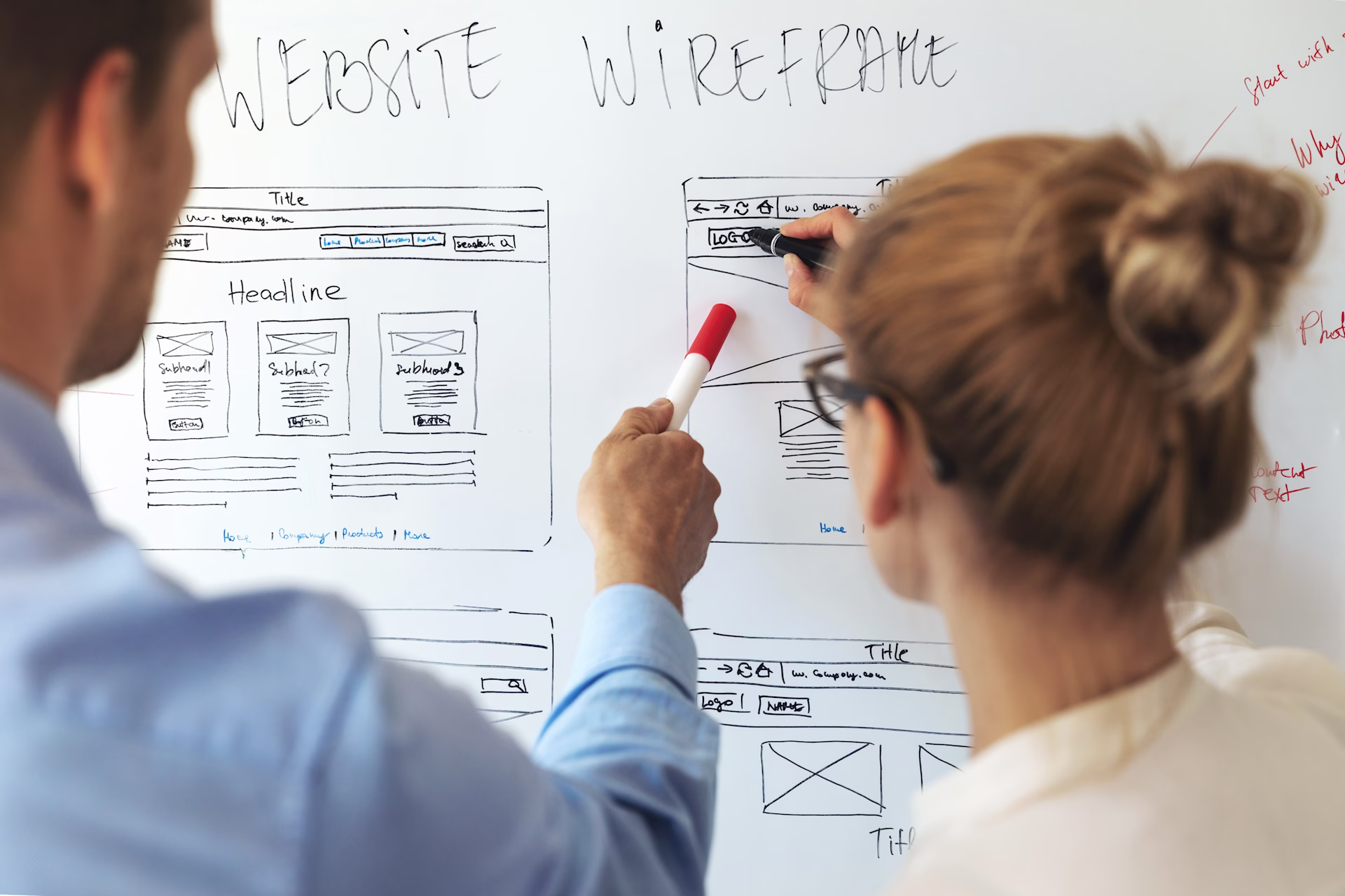 [Visual] Website design 