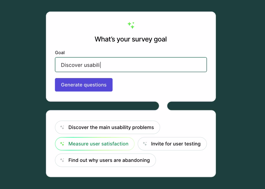 [Visual] [Survey Goal AI]