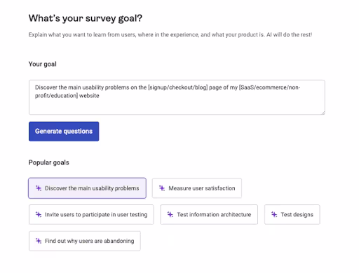 [Visual] ai survey create