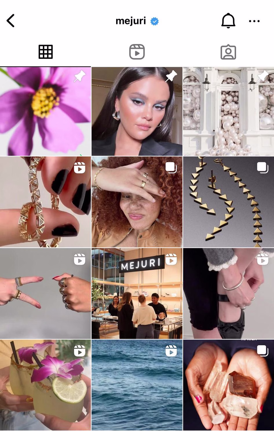 [visual] Mejuri uses visual storytelling to captivate their target market