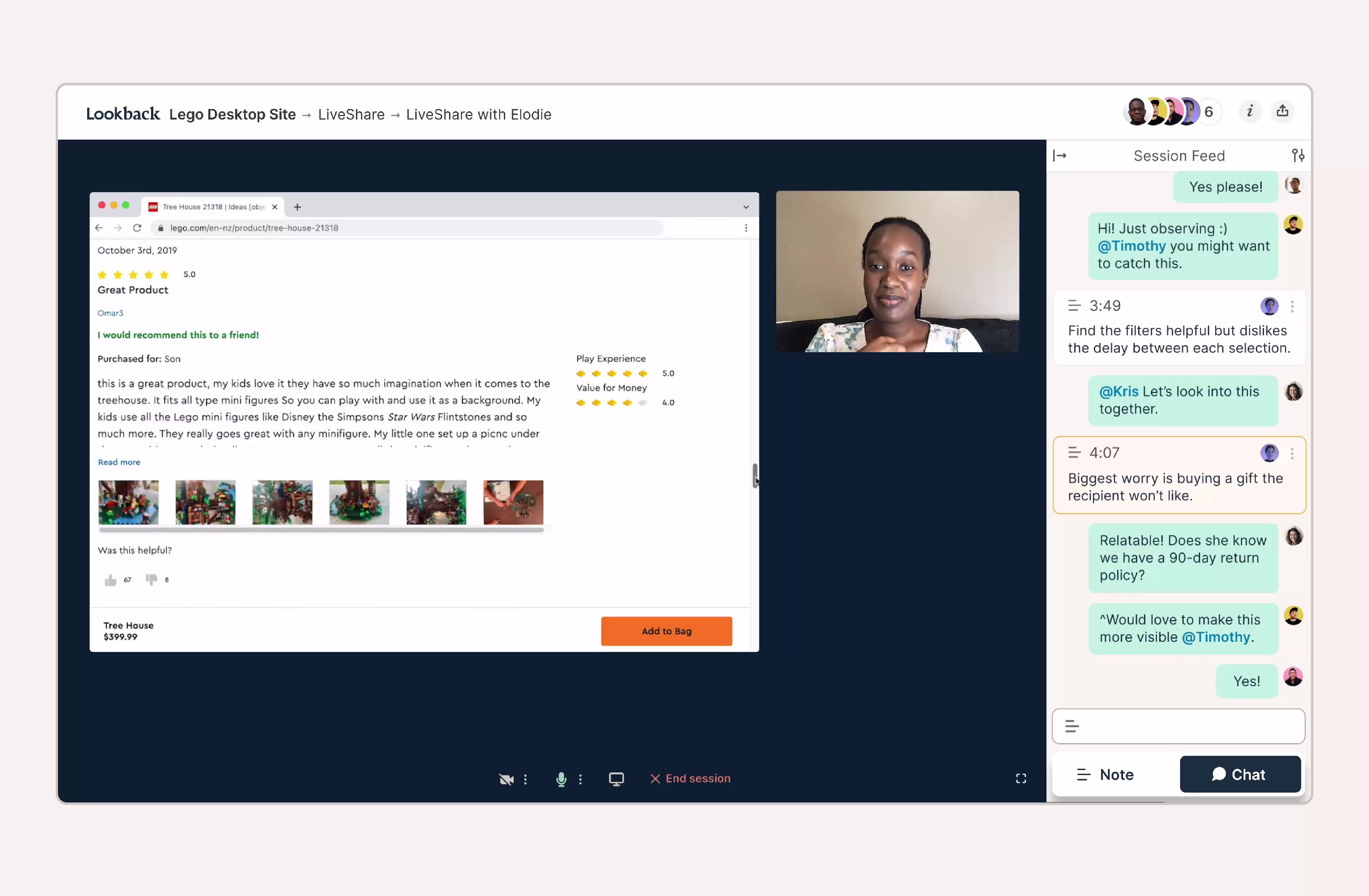 [Visual] lookback video call