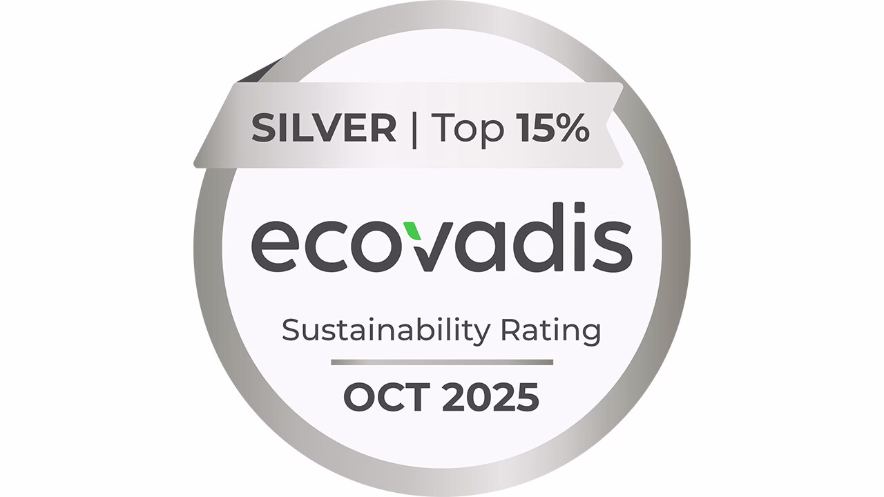 Ecovadis 2025 Silver Medal