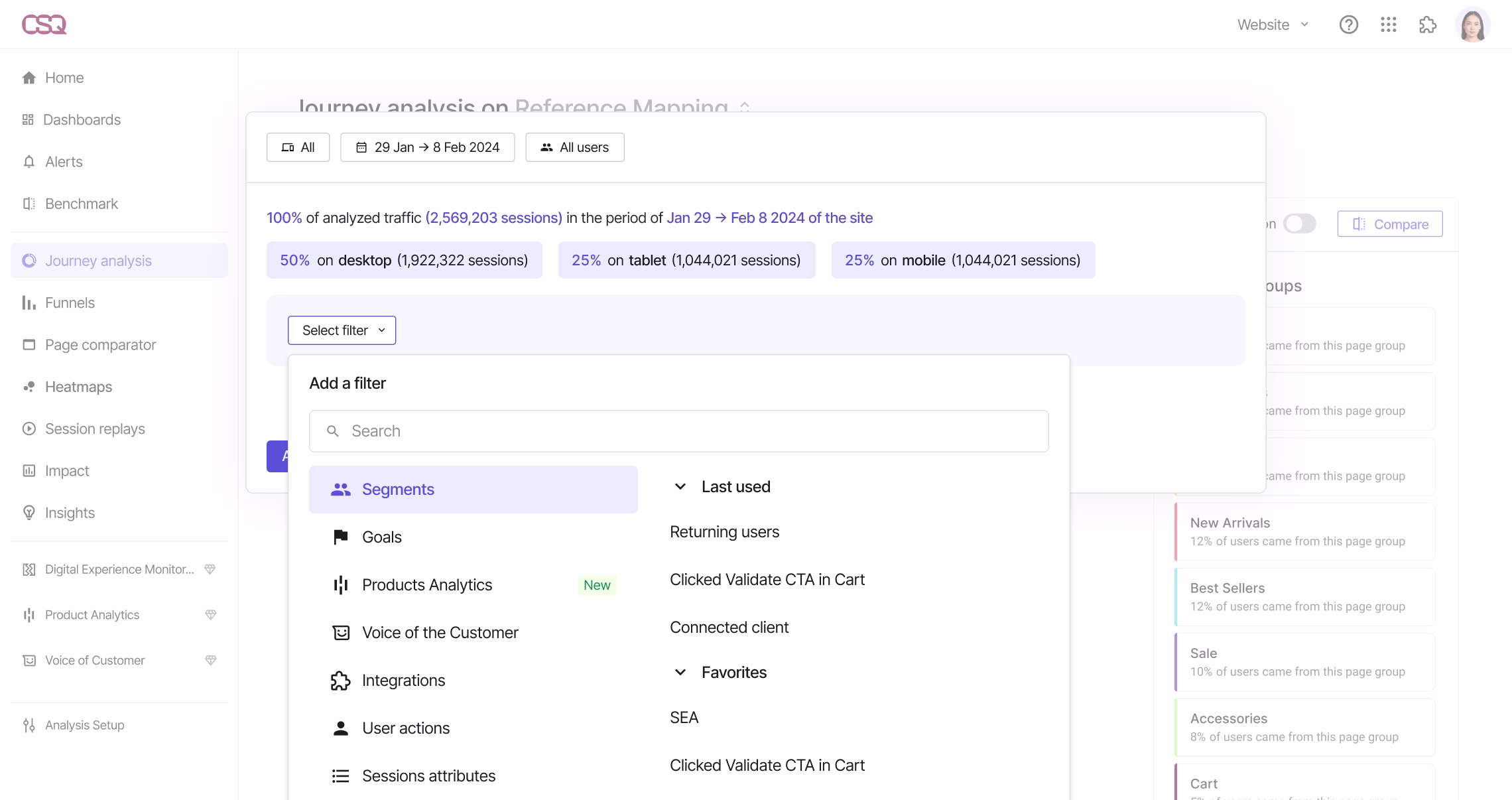 User Segmentation Hero Visual