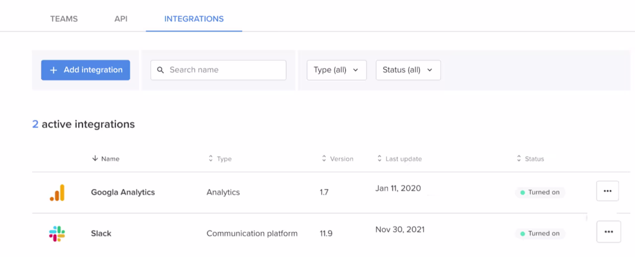 [Visual] Slack integration