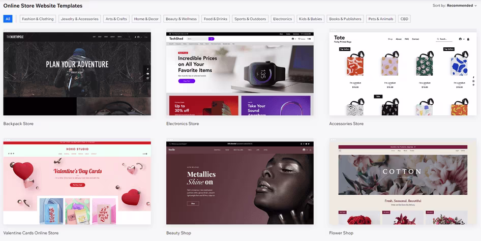 [Visual] wix templates