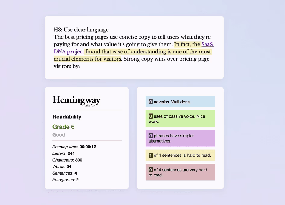[Visual] hemingway editor