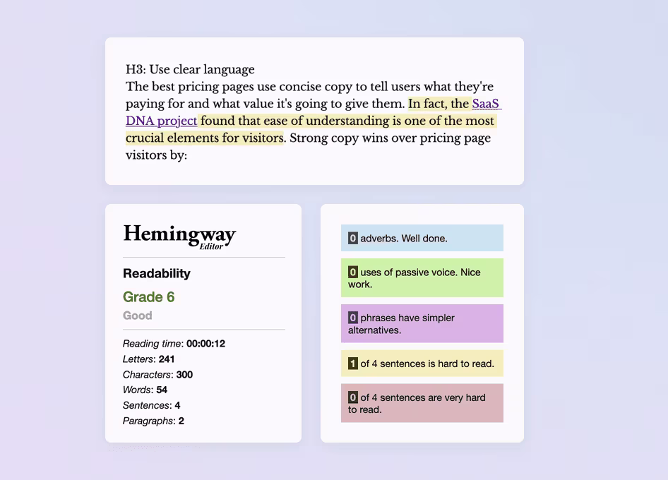 [Visual] hemingway editor