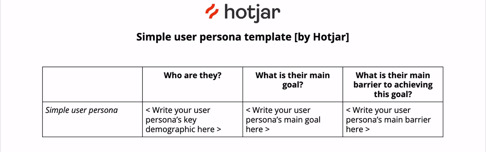 [Visual] HJ-user-persona-template