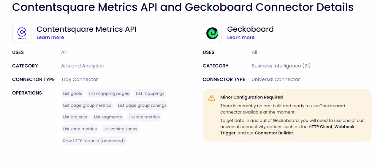 [Visual] When you have a new survey response, Tray will add it to your Geckoboard dataset so your team can view it in the context of your other essential data.
