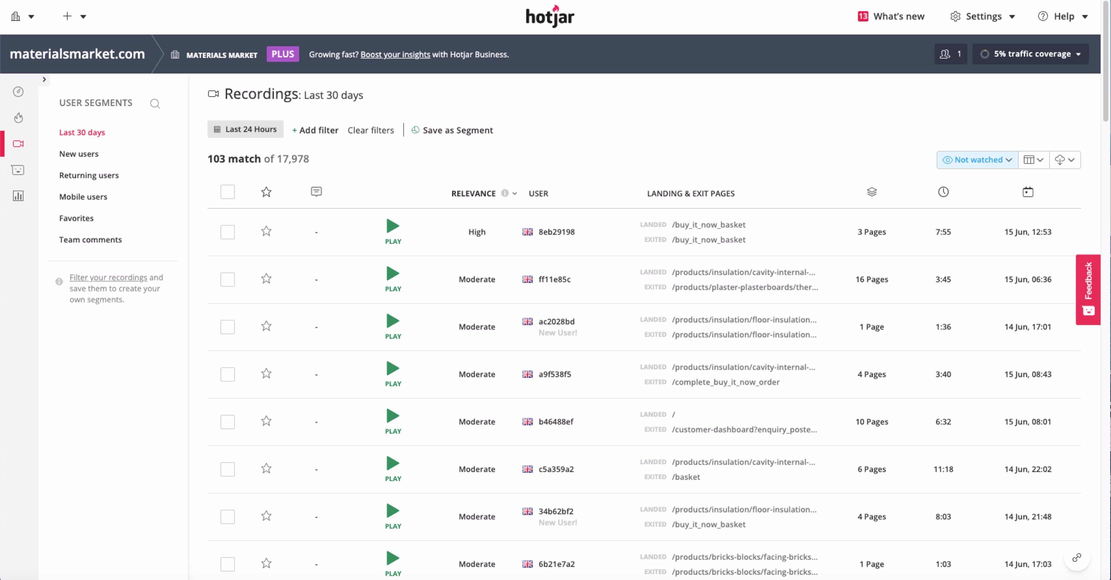 5-Materials-Market-Hotjar-relevance