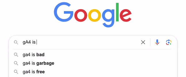 [visual] Popular opinions on GA4