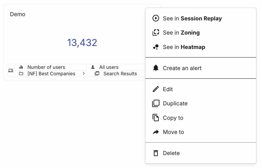 [Screenshot] Contentsquare > Dashboard