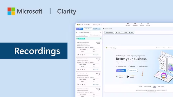 [Visual] microsoft clarity
