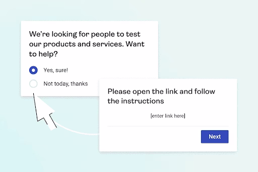 [Visual] Recruit prototype testing participants in minutes with Contentsquare’s ready-made template
