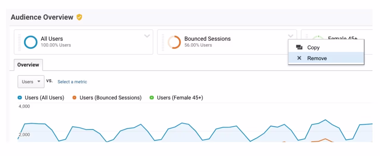 07 GA analytics segments remove segments