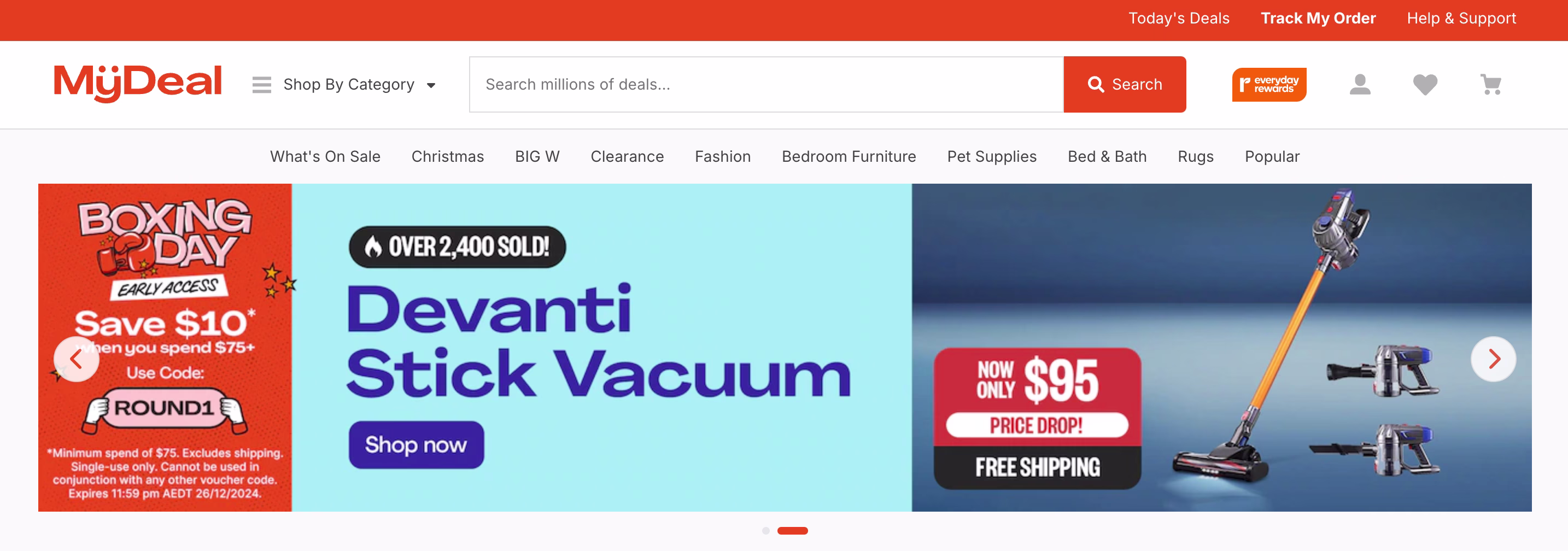 [visual]   MyDeal uses moving elements and a high-key color scheme to grab users’ attention 