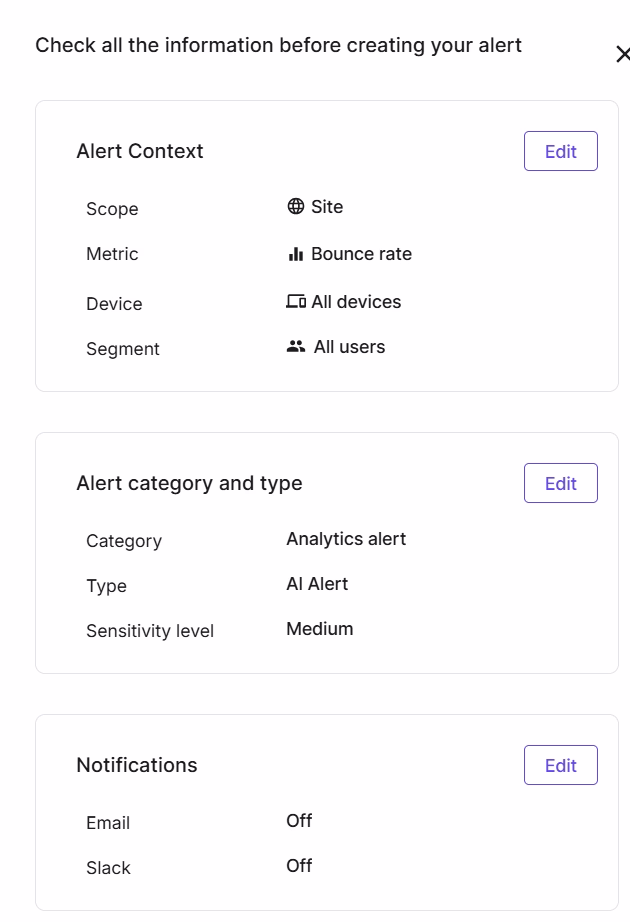 [Visual] AI alert
