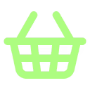 Cart / Shopping basket Icon - Green