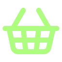 Cart / Shopping basket Icon - Green