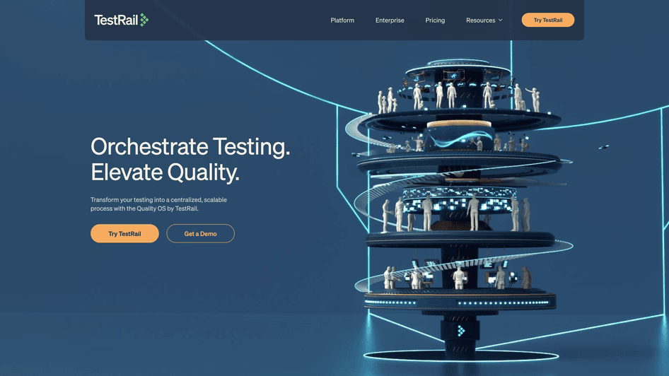 [Visual] Testrail Homepage