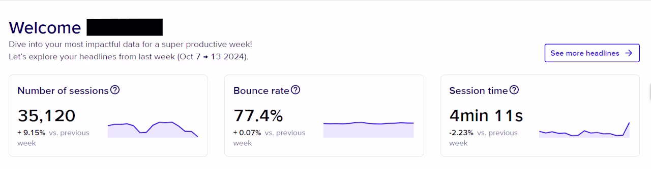[Visual] (old) Dashboard metrics
