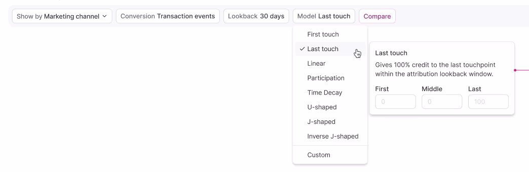 [Visual] Pick your attribution model in Contentsquare