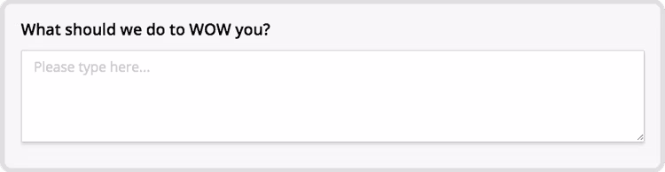 [Visual] NPS question wow