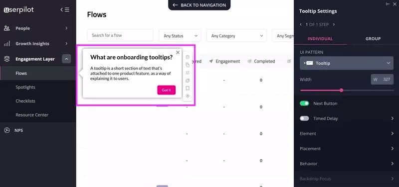 [Visual] Userpilot onboarding flow