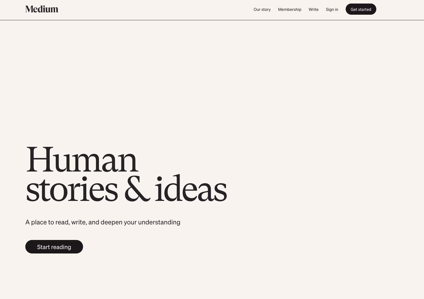 Visual - Medium UX 