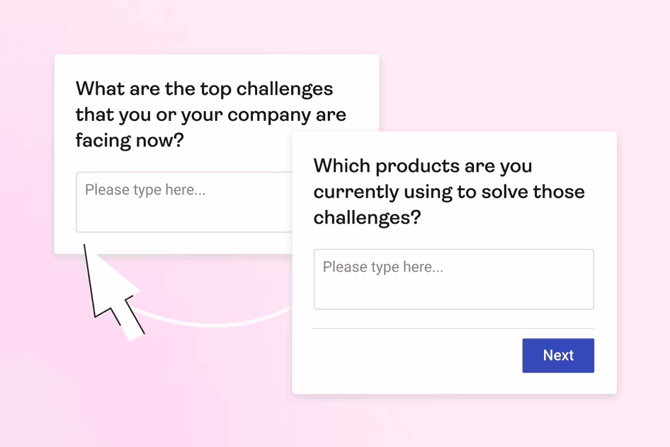 [Visual] open ended survey questions - market research