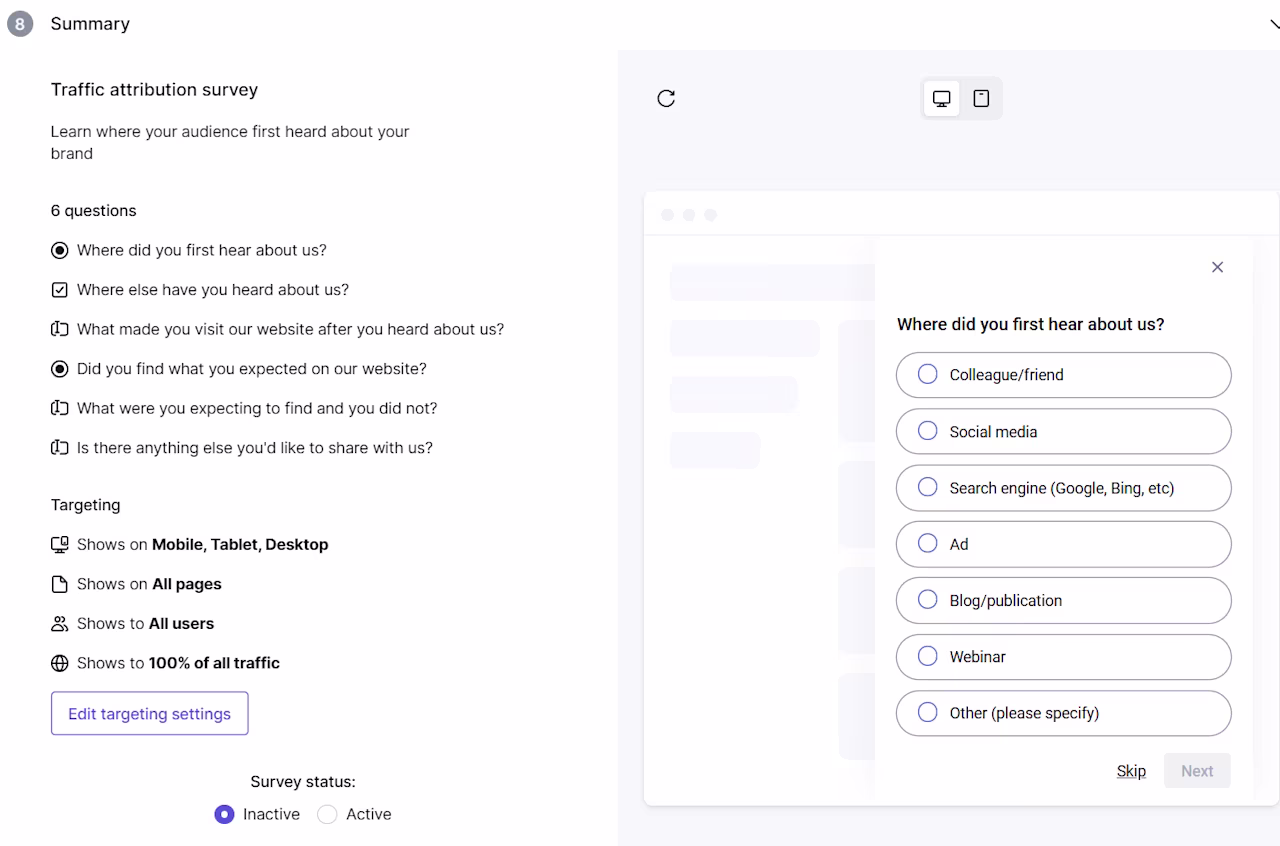 [Visual] Contentsquare Surveys Summary
