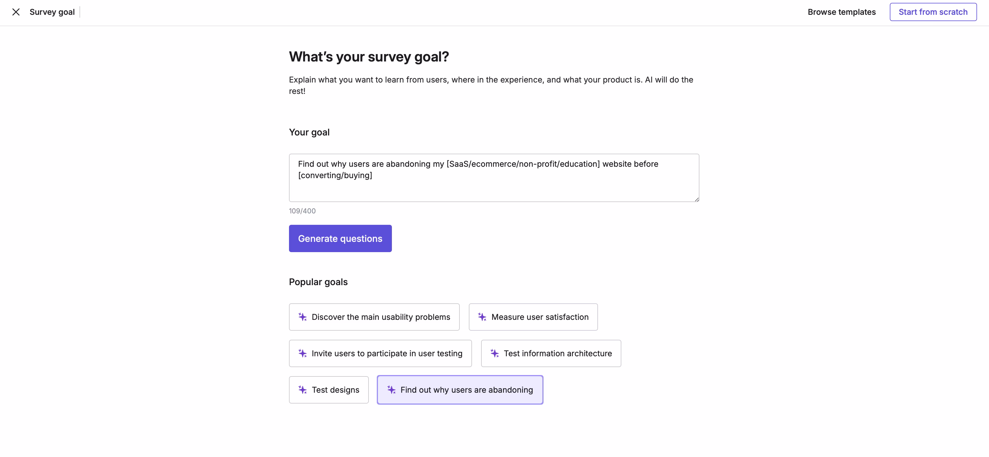 [Visual] Contentsquare Free-AI-survey-generator