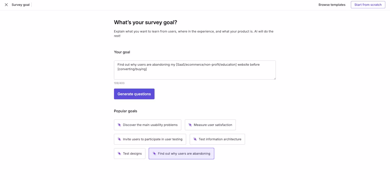 [Visual] Contentsquare Free-AI-survey-generator