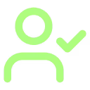 User Check Icon - Green