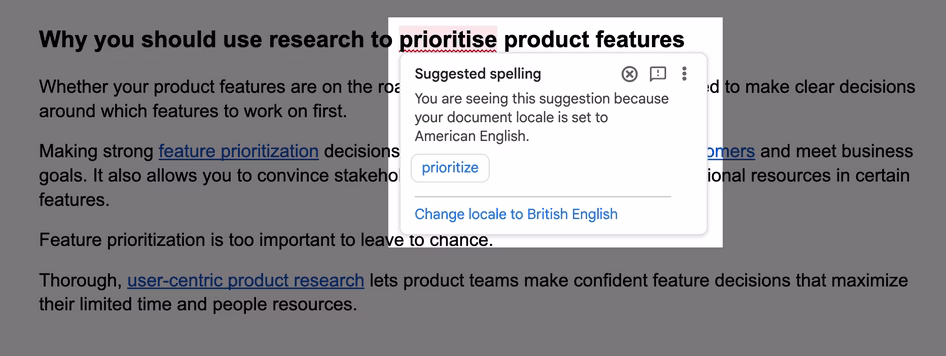 [Screenshot] Spelling