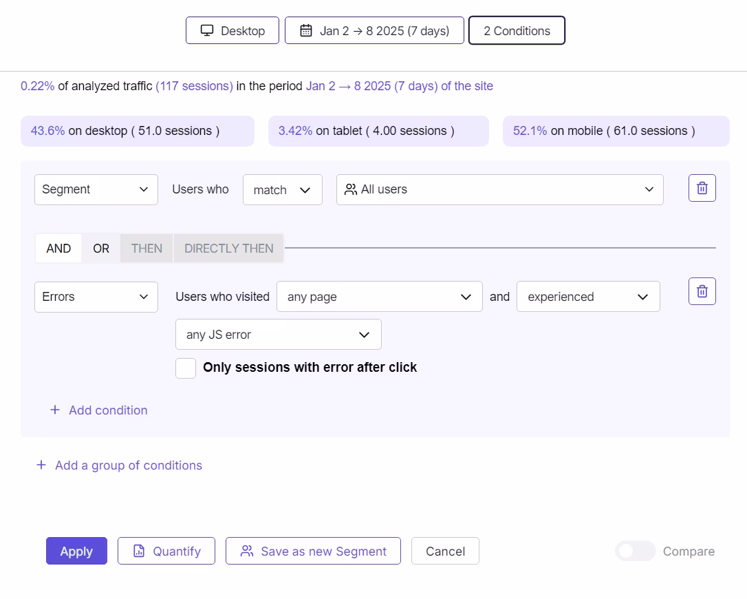 [Visual] Contentsquare filter