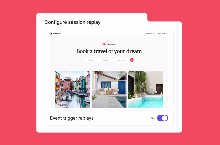 [Visual] Configure session replay