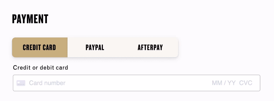[Visual] Campos payment labels