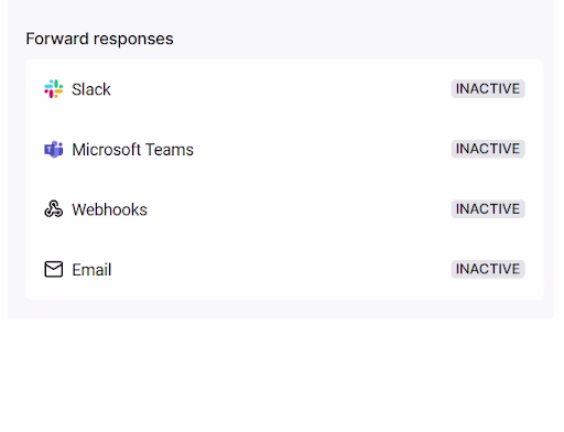 [Visual] Forward responses Slack integration Contentsquare