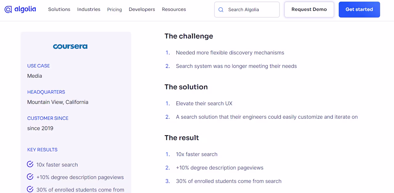 [Visual] Algolia visual