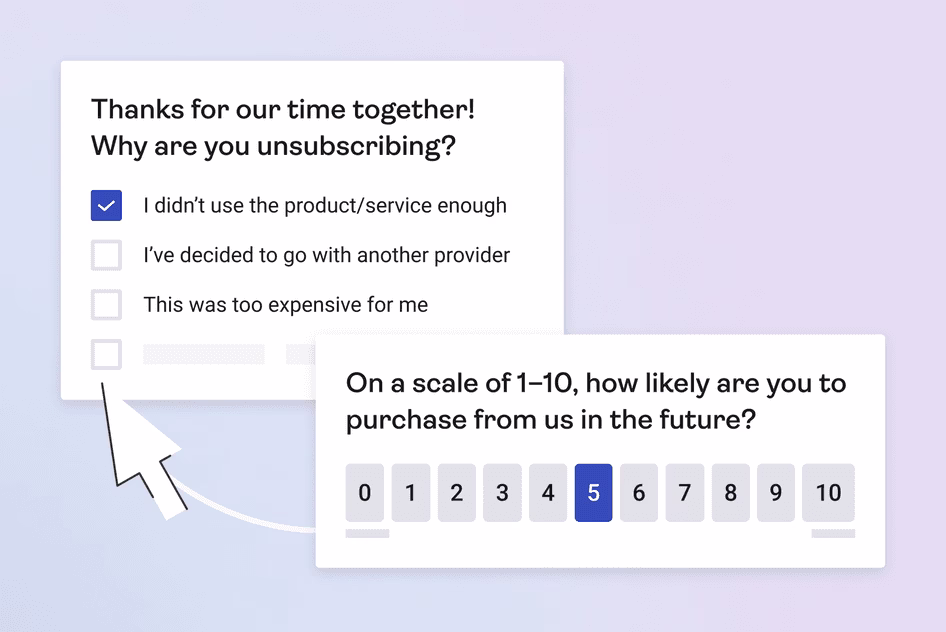 [Visual] Churn surveys