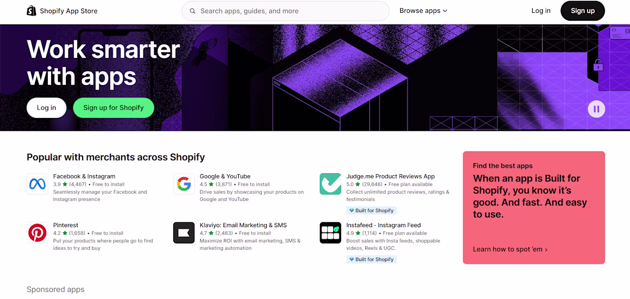 [Visual] Shopify apps