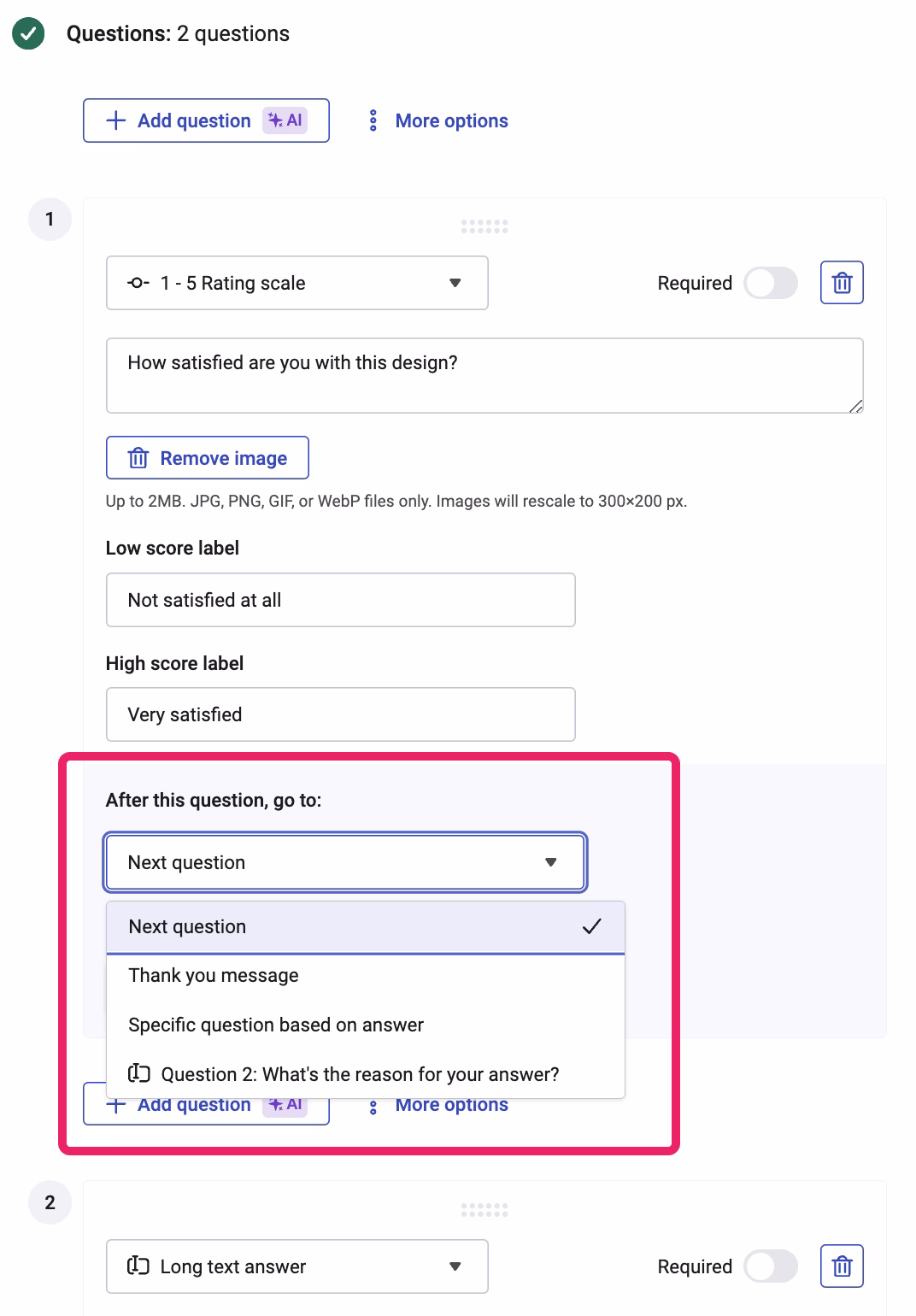 [Visual] Contentsquare survey questions 