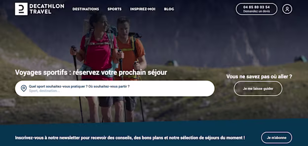 Page de réservation : Decathlon Travel fluidifie son parcours client grâce à la data — Cover Image