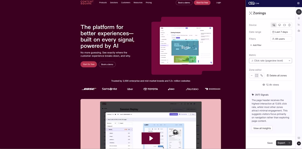 [Visual] CSQ Live opens in Zoning Mode by default, and you can switch modes from the sidebar